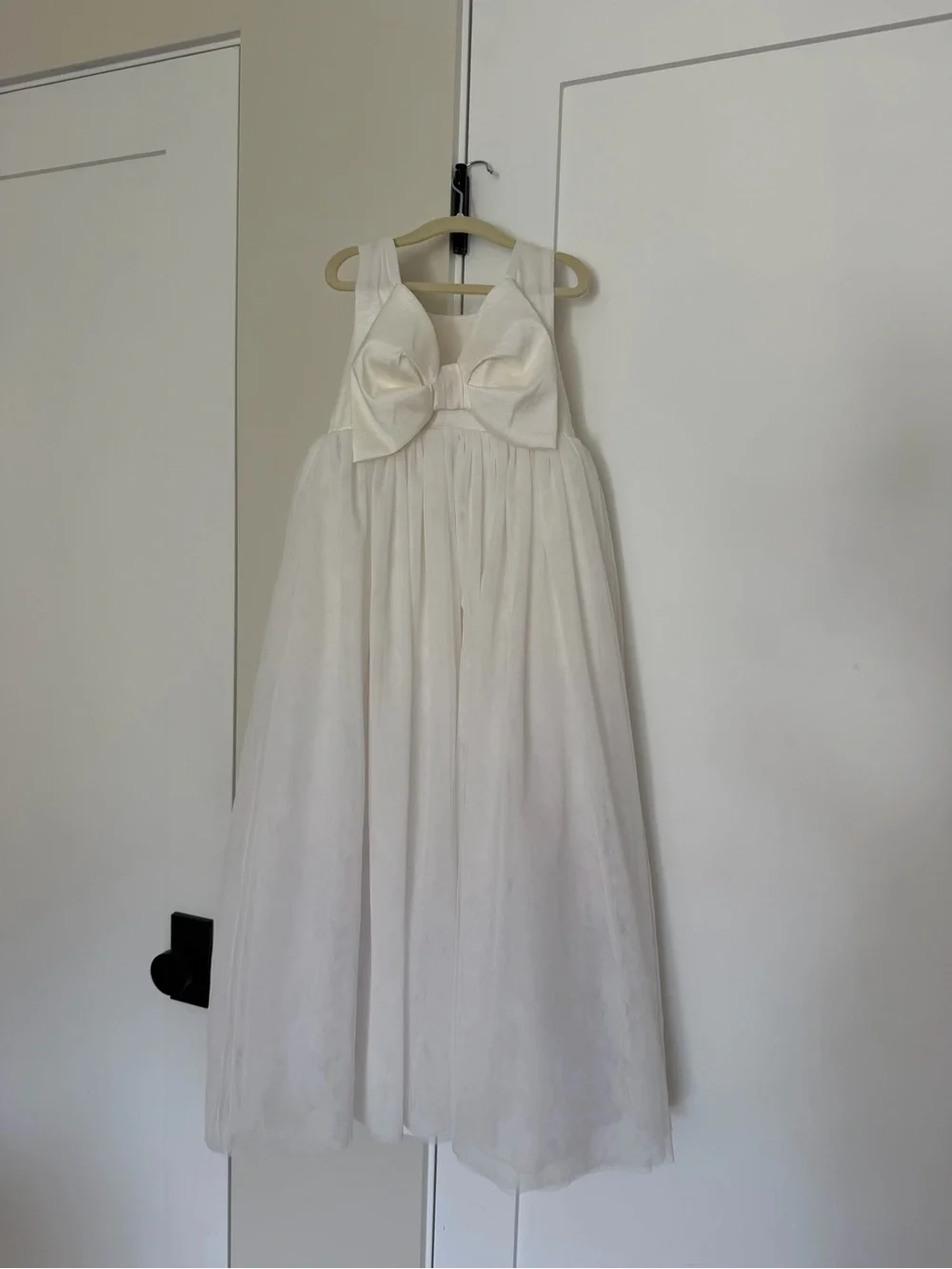 Show Me Your MuMu Little Girls Ivory Full-Tulle Flower Girl Dress